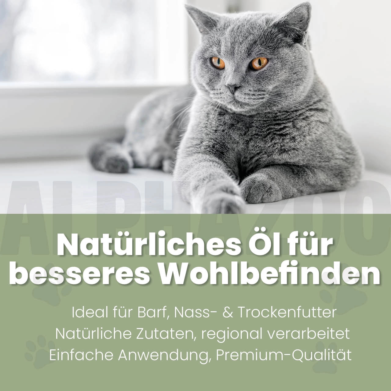 Alpha-Barf food oil for cats
