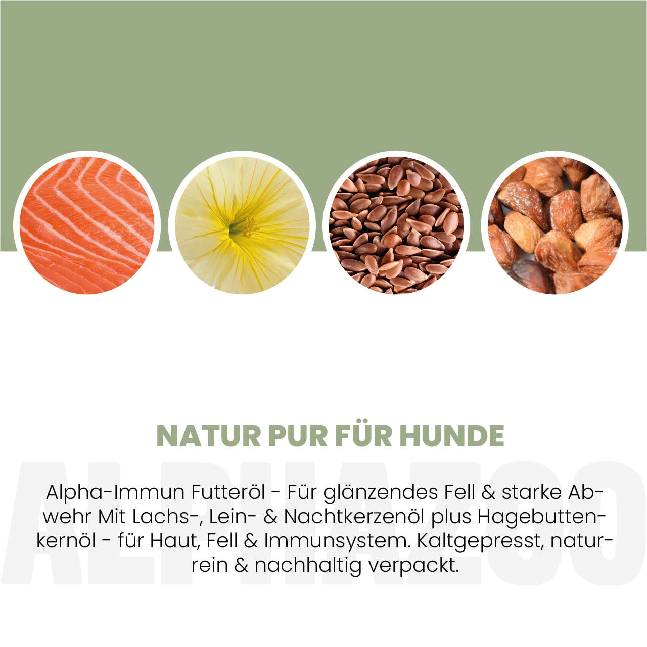 Alpha-Immun Futteröl für Hunde