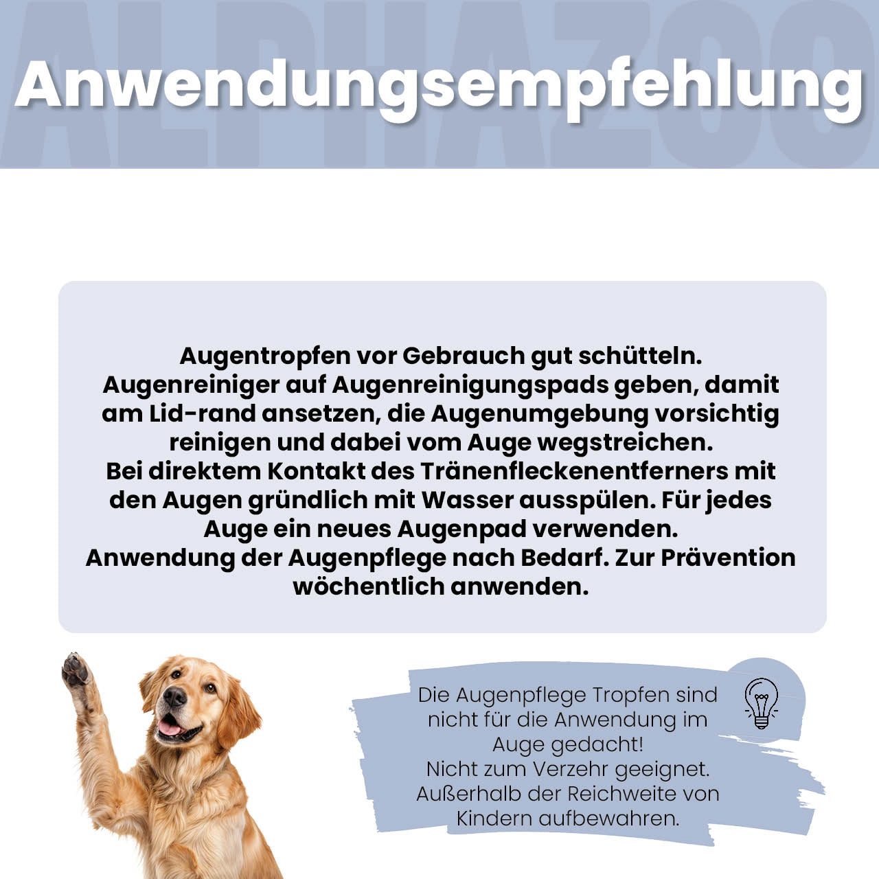 Durchblick Augenpflege für Hunde 100 ml