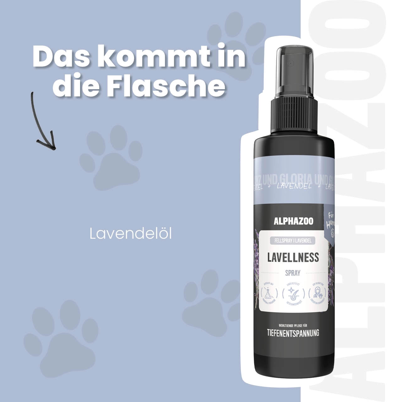 Lavellness Fellspray für Hunde 250 ml