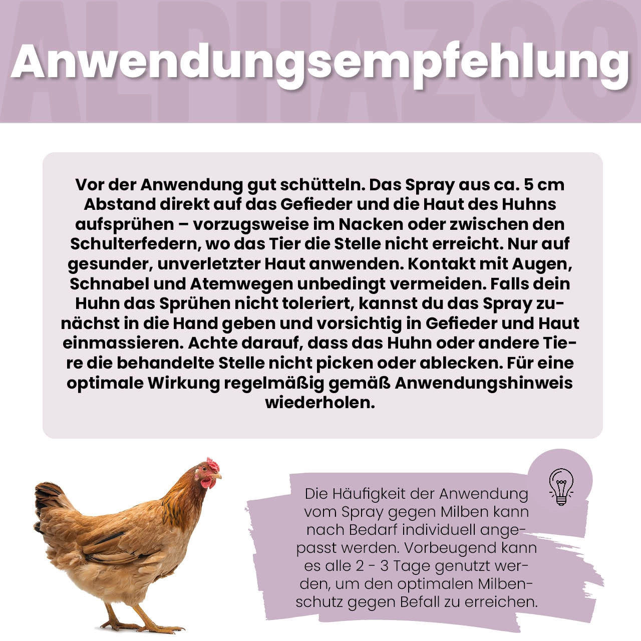 MilbHunter Milbenspray für Hühner 250 ml