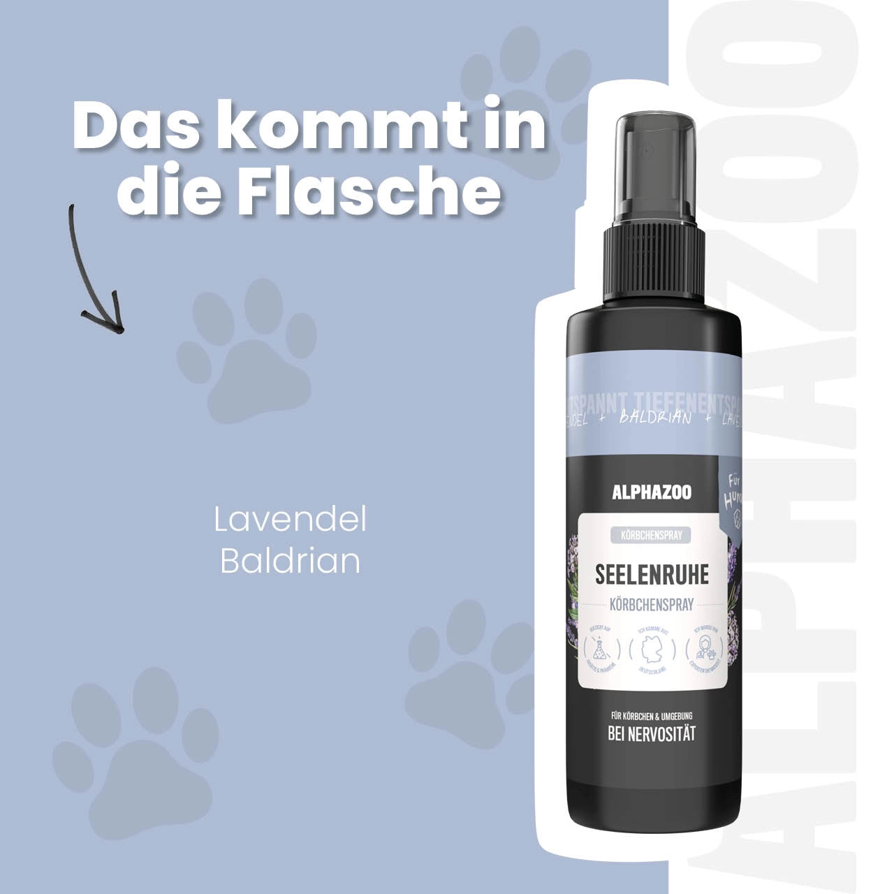 Seelenruhe Körbchenspray für Hunde