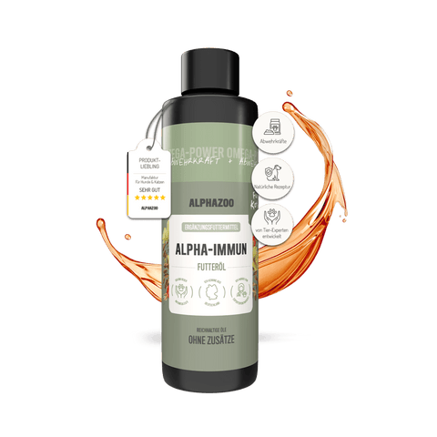 Alpha-Immun food oil for cats Alpha-Immun Futteröl für Katzen – Kaltgepresst, regional & nachhaltig