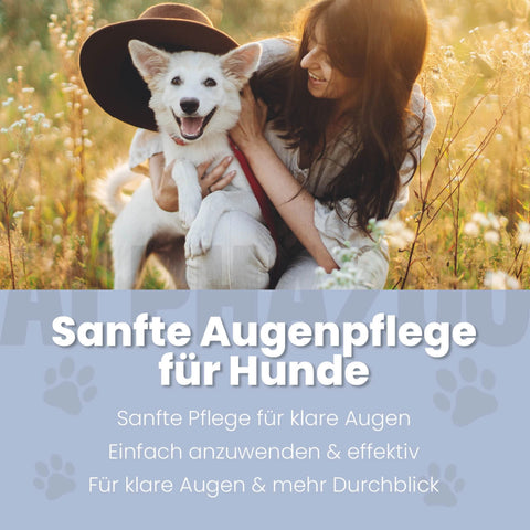 Durchblick Augenpflege fĂŒr Hunde 100 ml Durchblick Augenpflege fĂŒr Hunde 100 ml mit Kamille, Aloe Vera und Mandelöl