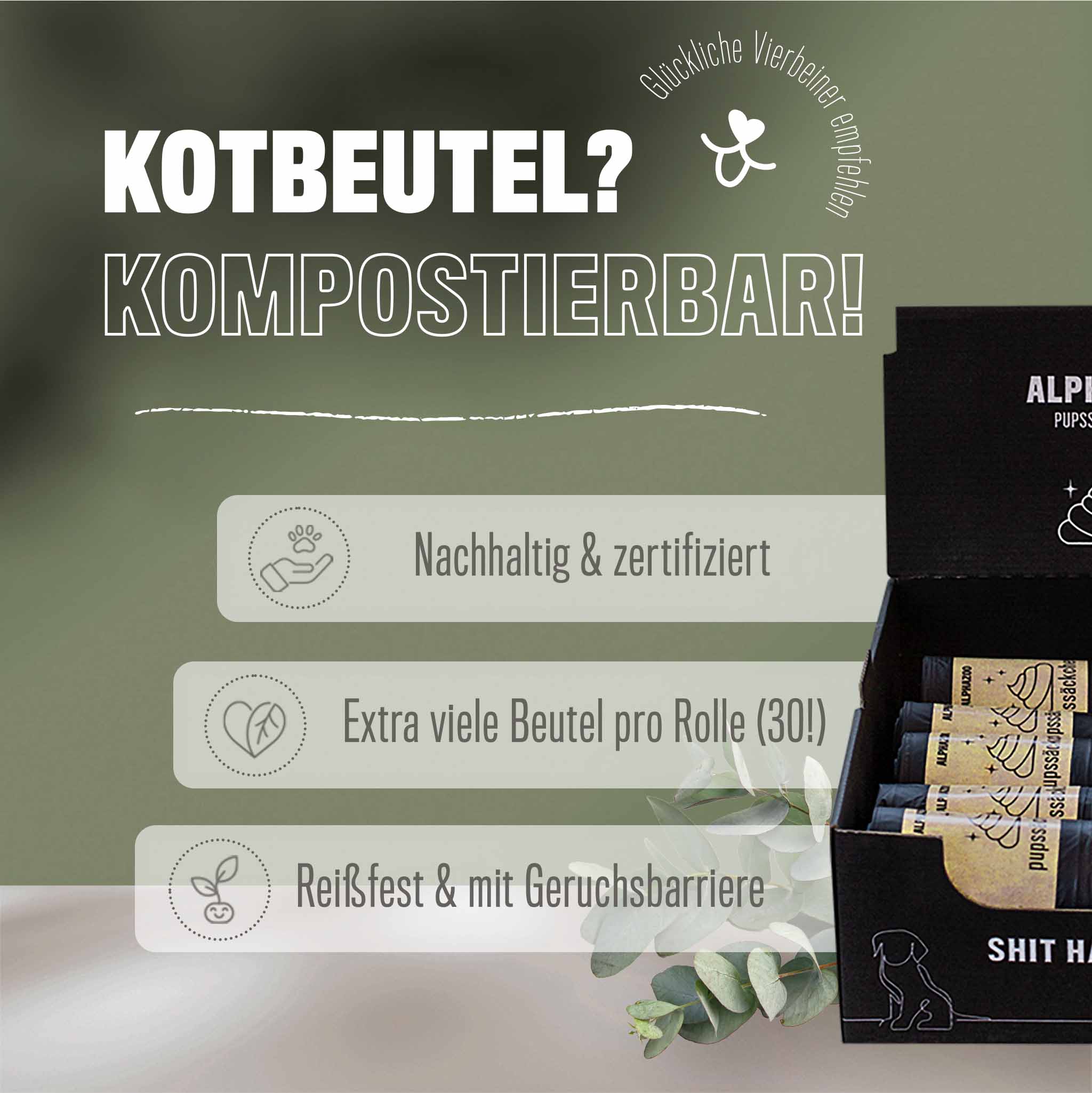 Pupssäckchen Kotbeutel