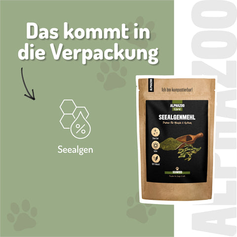 Seaweed flour 250g for dogs & cats I Ascophyllum Nodosum seaweed