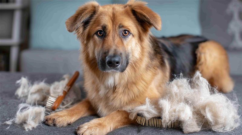Fellwechsel beim Hund – wenn die Haare fliegen