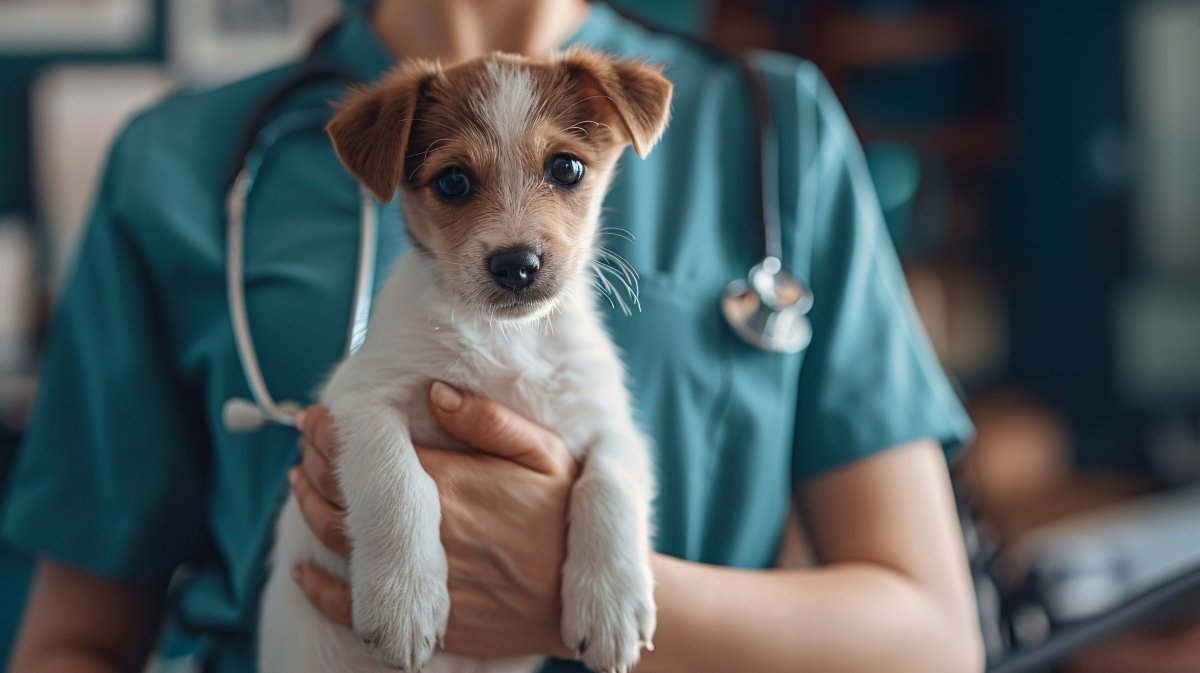 Hund beim Tierarzt