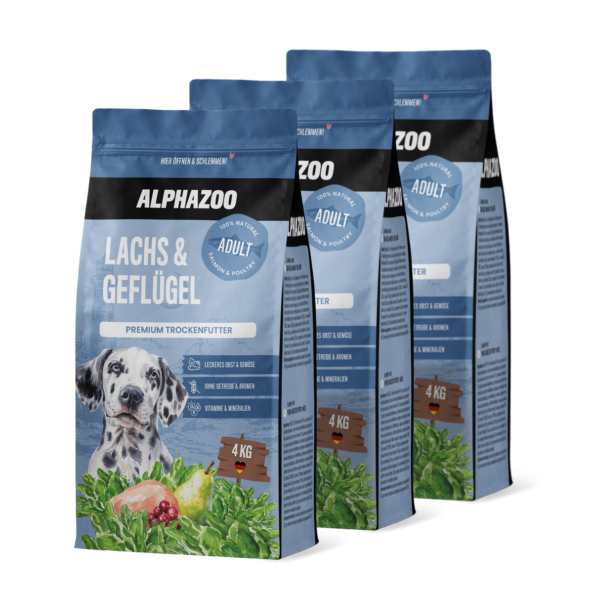 Adult Trockenfutter Lachs / Geflügel