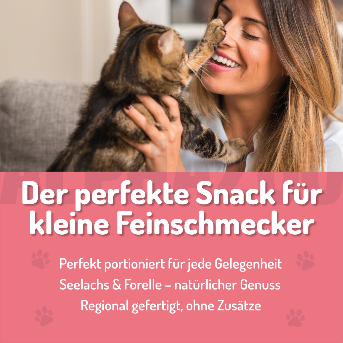 Butter Bei Die Fische! Butter bei die Fische – Soft-Snack mit Lachs & Forelle für Katzen