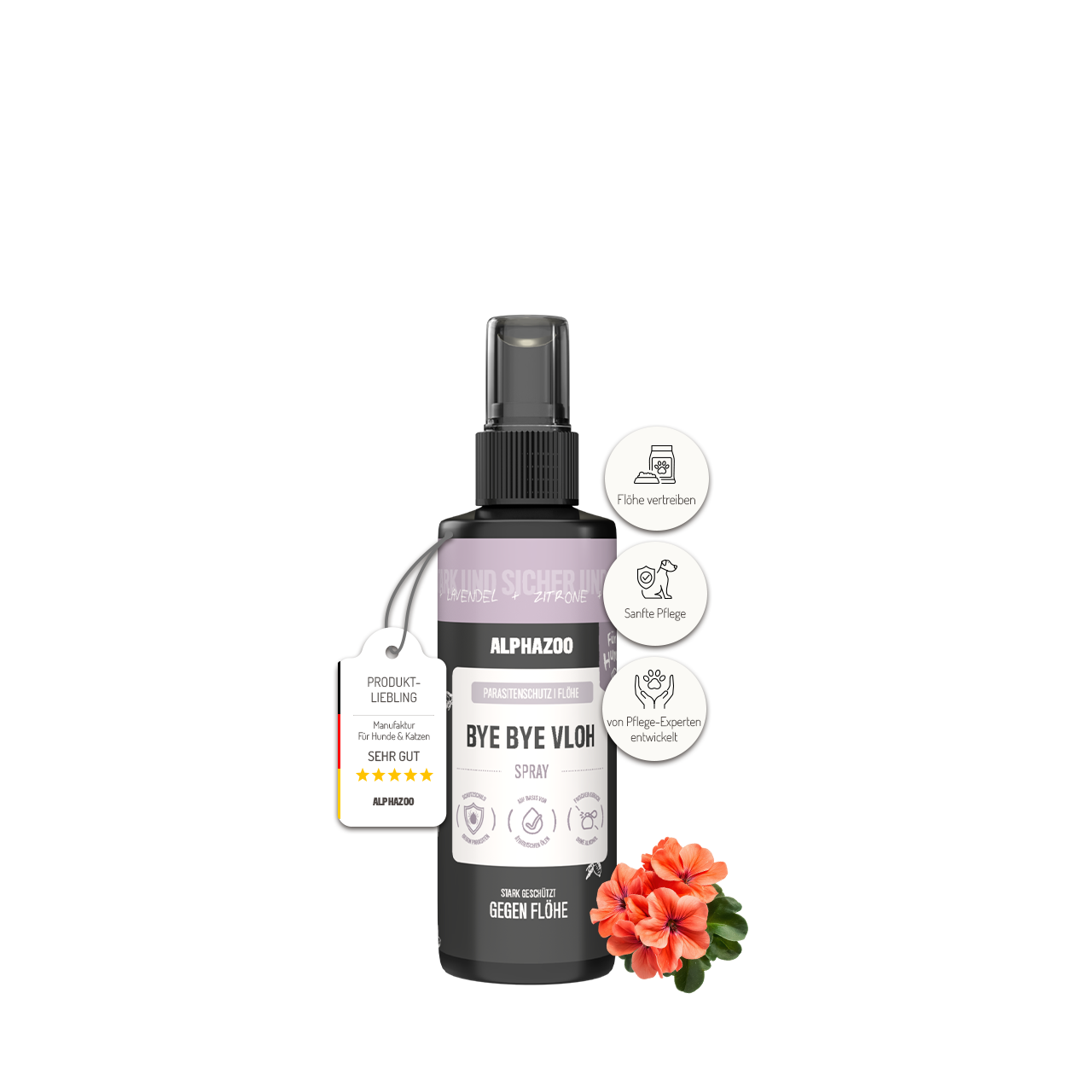ByeByeVloh Flohspray für Hunde