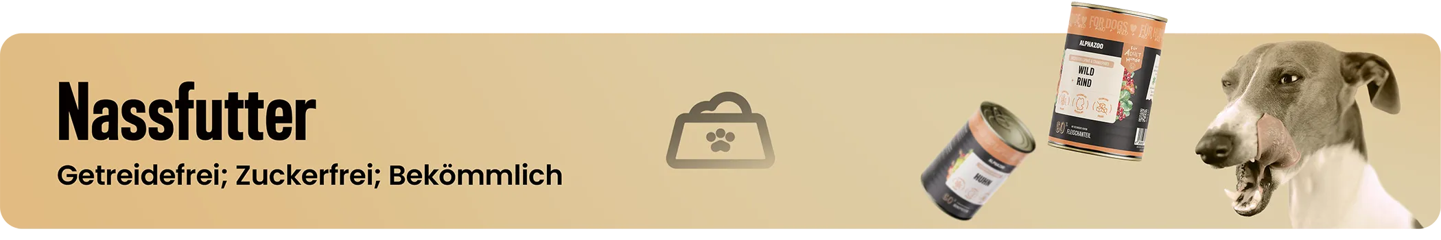 Nassfutter für Hunde