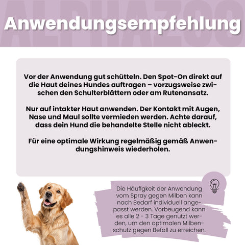 MilbHunter Spot-On für Hunde 100 ml