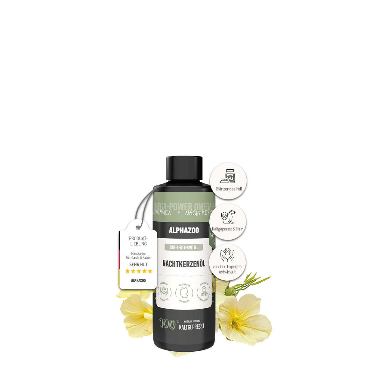 
                      Evening primrose oil for dogs Evening primrose oil for dogs - natural care from within for coat & skin
                      