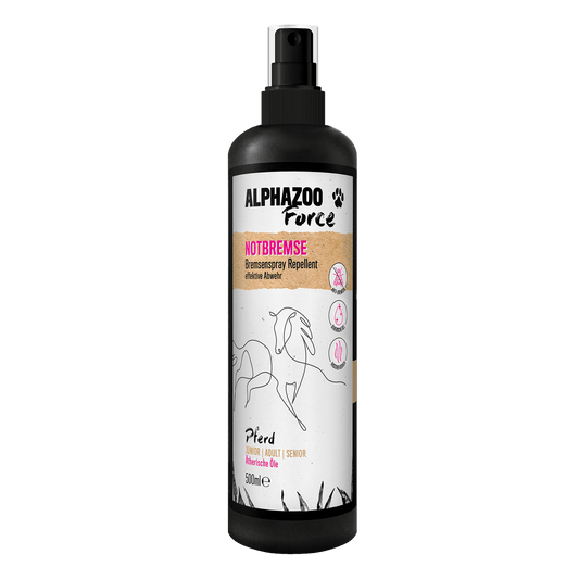 Emergency brake spray for horses I against horseflies, flies and mosquitoes