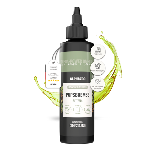Pupsbremse Futteröl für Hunde