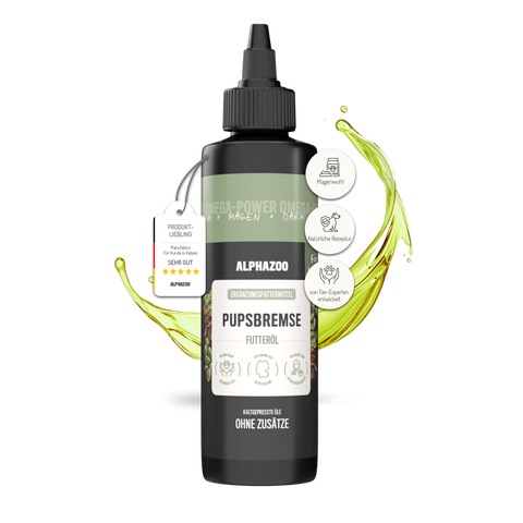 Fart brake food oil for dogs & cats in the stomach intestines and digestion