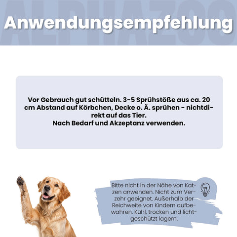 Seelenruhe Körbchenspray für Hunde