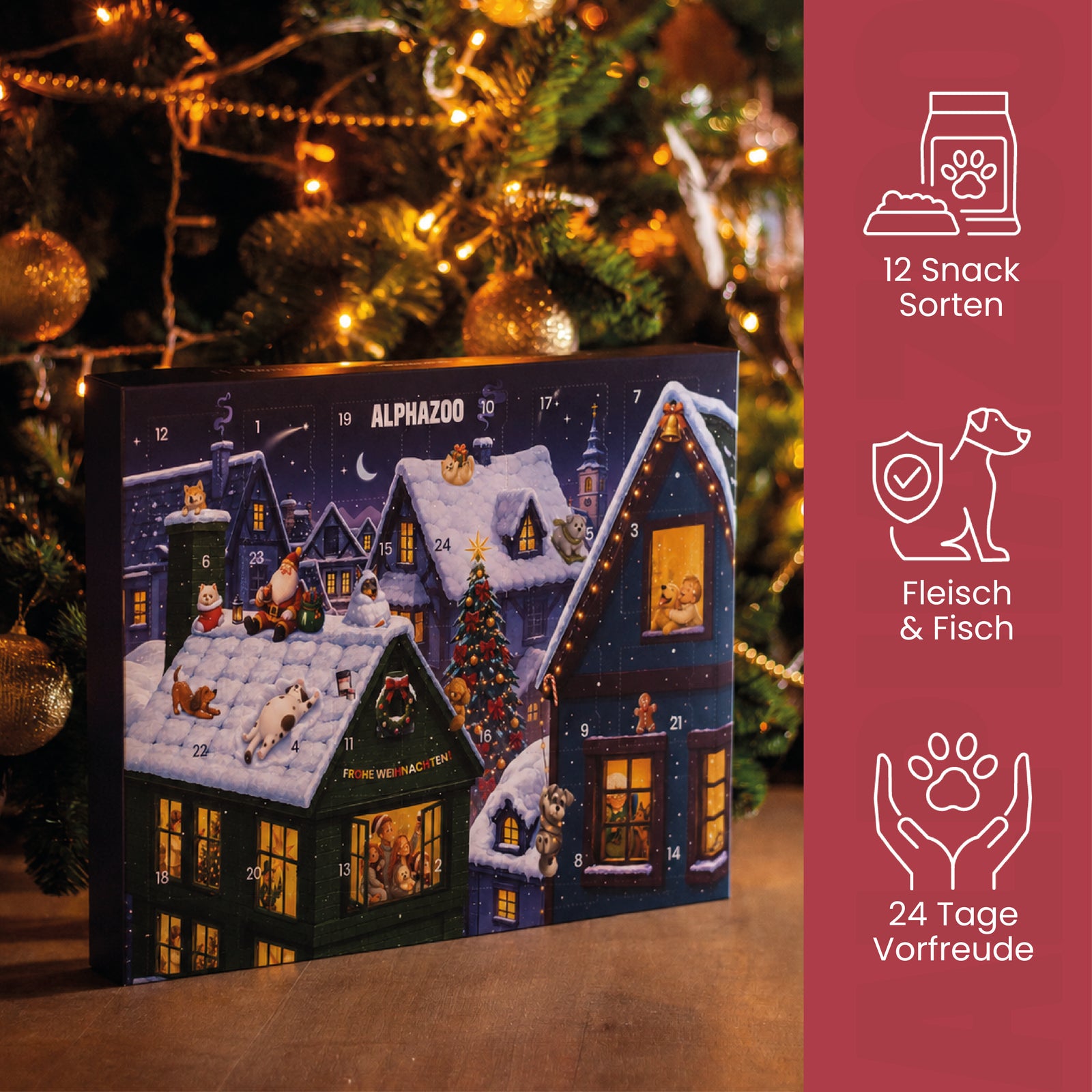 Alphazoo Adventskalender 2026 für Hunde