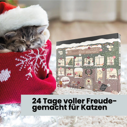 Alphazoo Adventskalender 2025 für Katzen Alphazoo Adventskalender 2025 für Katzen - 24 hochwertige Snacks, gesunde Leckerlis, ideales Weihnachtsgeschenk für Katzenbesitzer, getreidefrei