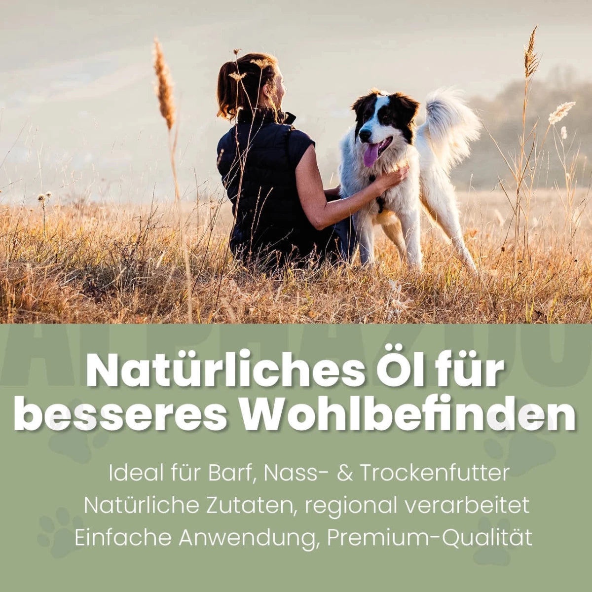 
                      Alpha-Barf Futteröl für Hunde Alpha-Barf Futteröl für Hunde aus hochwertigen Rohstoffen
                      