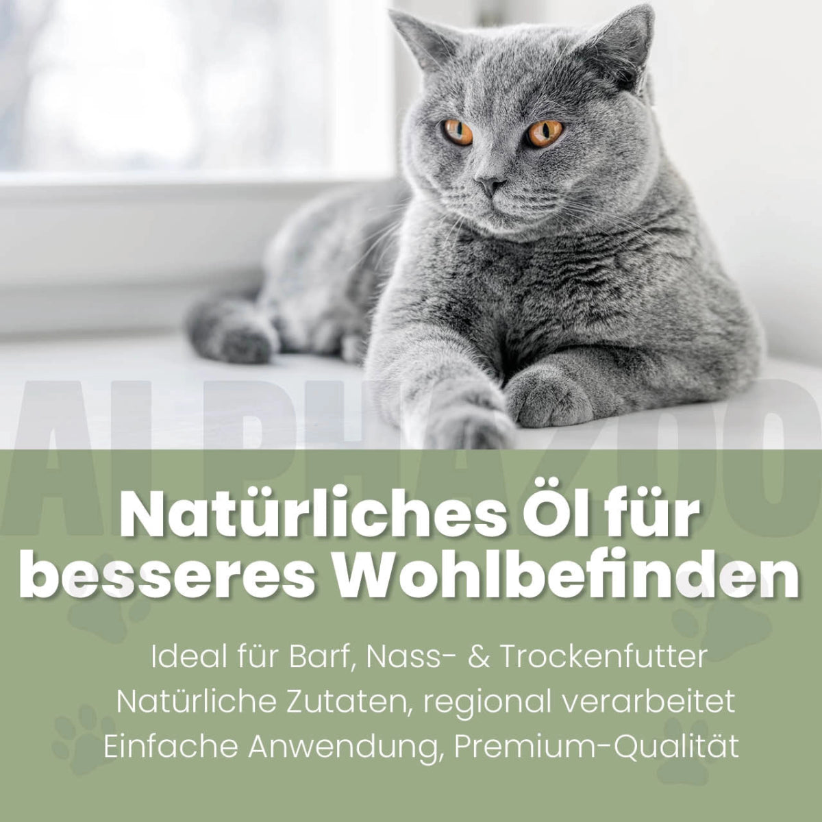 Alpha-Barf food oil for cats