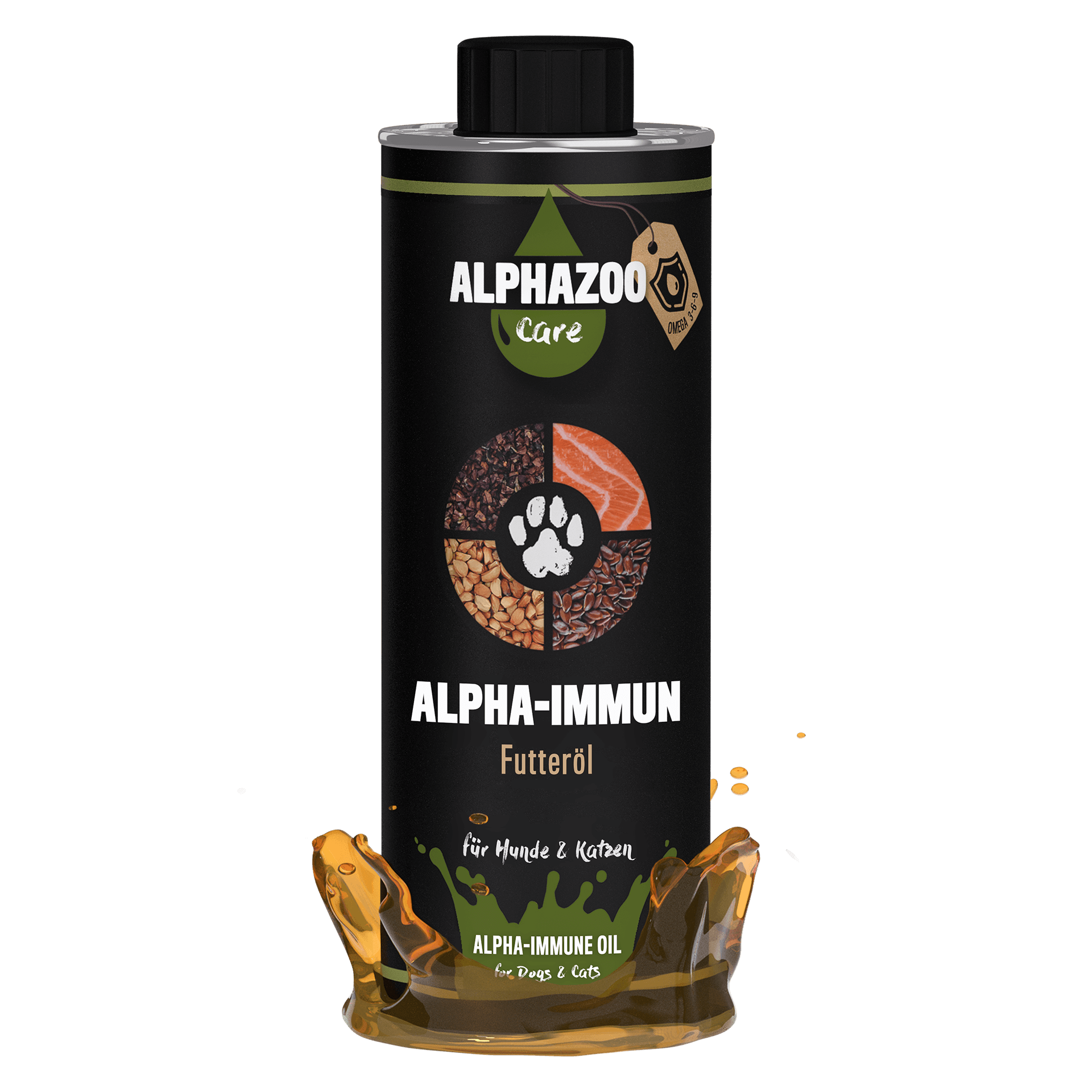 Alpha-Immun food oil for dogs & cats I Strengthen the immune system