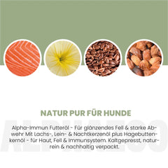 Alpha-Immun Futteröl für Hunde