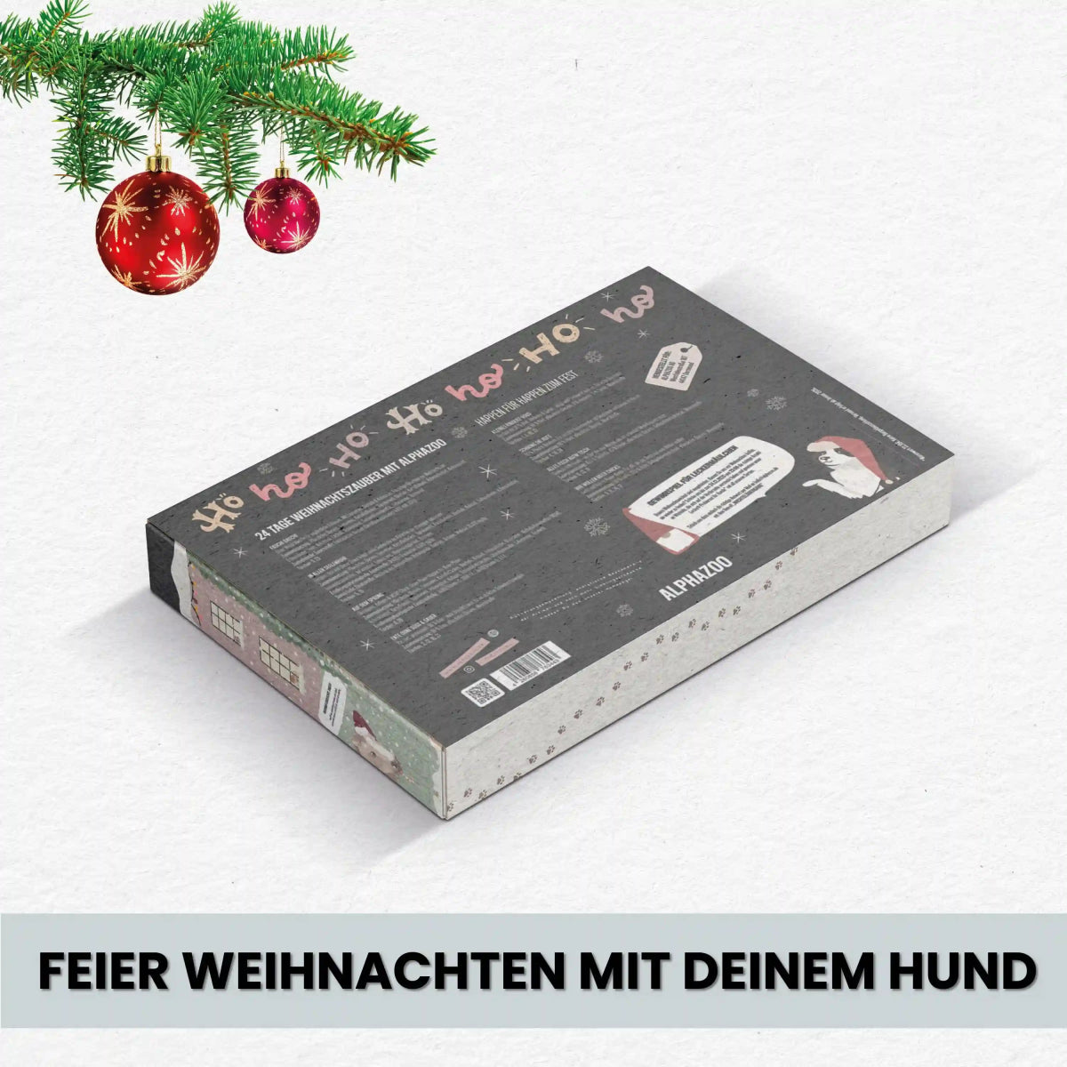 Alphazoo Adventskalender 2025 für Hunde Alphazoo Adventskalender 2025 für Hunde - 24 hochwertige Snacks, gesunde Leckerlis, ideales Weihnachtsgeschenk für Hundebesitzer, getreidefrei