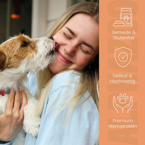 Angus Rind + Lamm Nassfutter für Adult Hunde alphazoo Nassfutter mit Angus Rind + Lamm - Duoprotein für Hunde