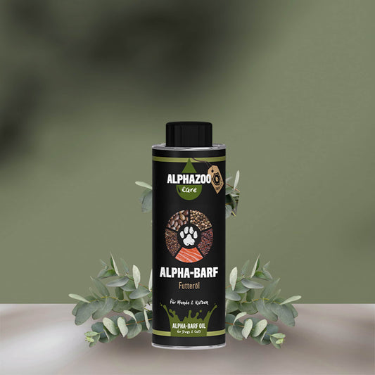 Alpha Barf Futteröl für Hunde & Katzen I Omega 3 6 9 zum Barfen