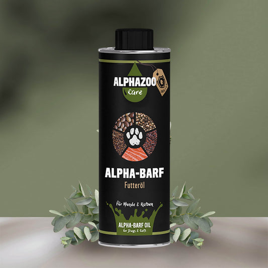 Alpha Barf food oil for dogs & cats I Omega 3 6 9 for barfing