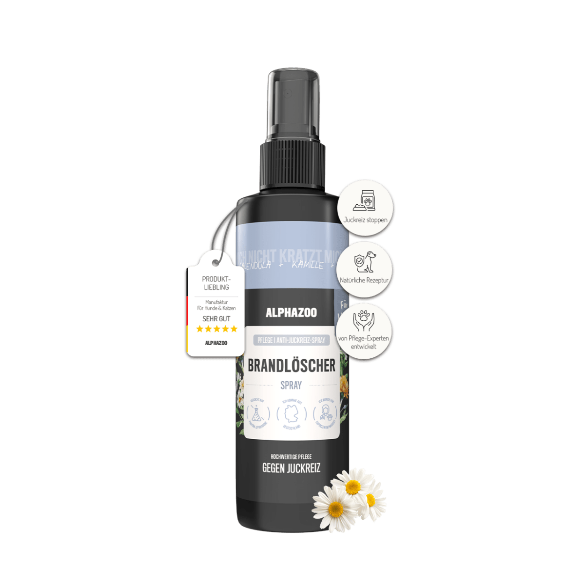 
                    Fire Extinguisher Anti-Itching Spray for Dogs & Cats I Gentle Soothing Fire Extinguisher Itch Relief Spray – gentle care for sensitive skin
                    