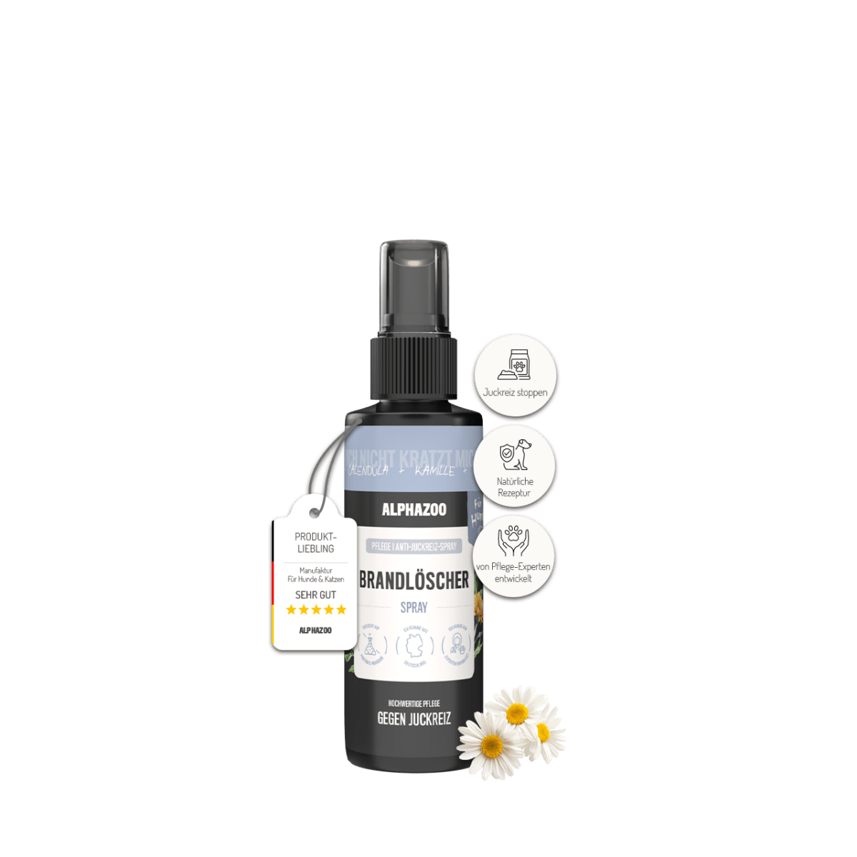 Fire Extinguisher Anti-Itching Spray for Dogs & Cats I Gentle Soothing Fire Extinguisher Itch Relief Spray – gentle care for sensitive skin