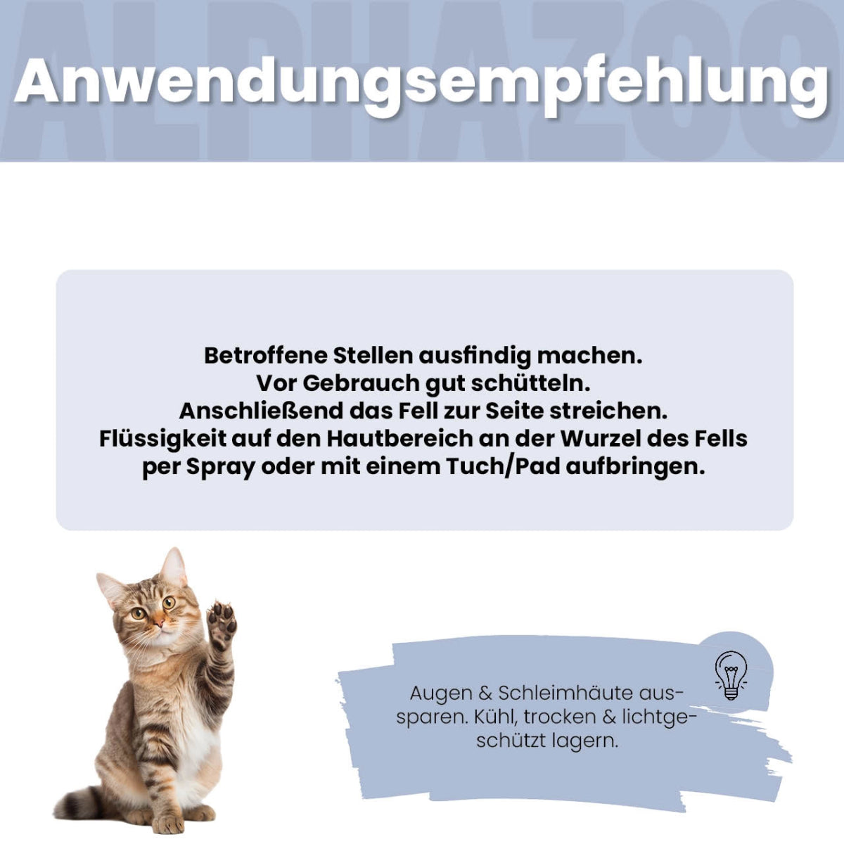 Fire extinguisher anti-itch spray for cats