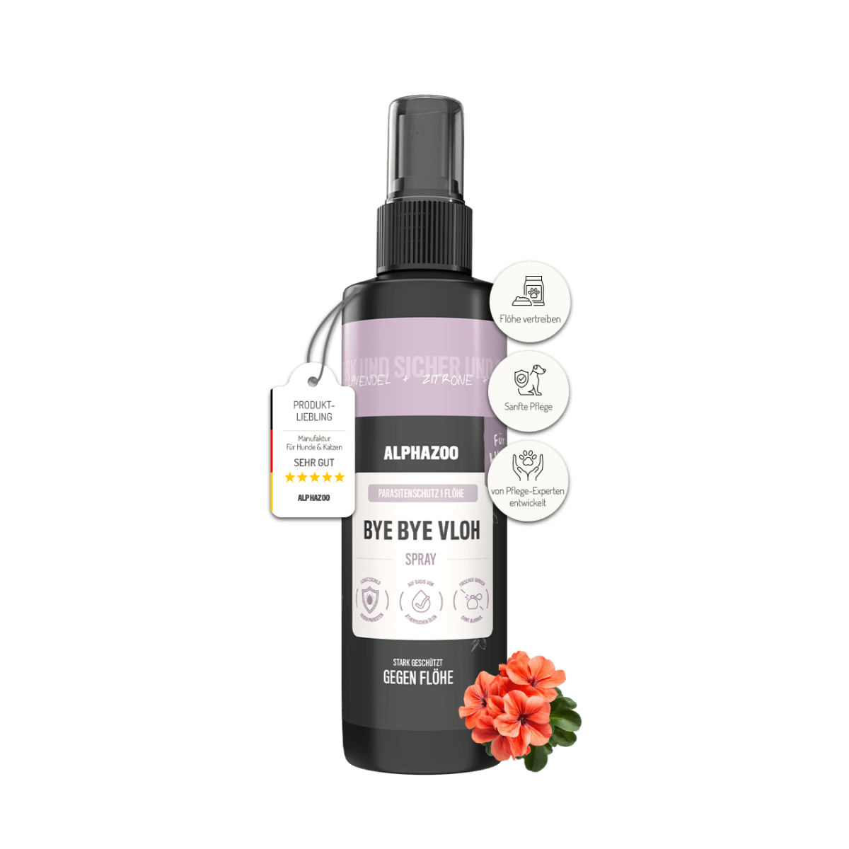 
                    ByeByeVloh flea treatment for dogs I strong anti-flea spray ByeByeVloh Flea Protection Spray for Dogs – Gentle action against fleas
                    