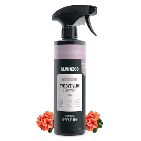 ByeByeVloh flea treatment for dogs I strong anti-flea spray