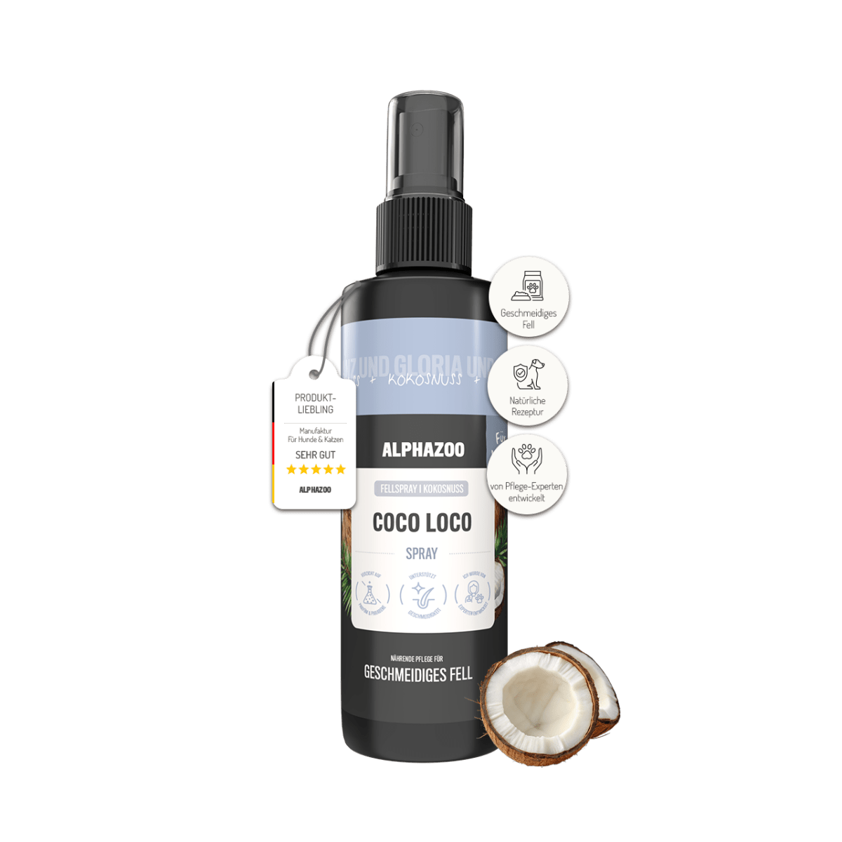 
                    Coco Loco Fellspray für Hunde Coco Loco Fellspray für Hunde – Glanz & Pflege mit Sheabutter
                    