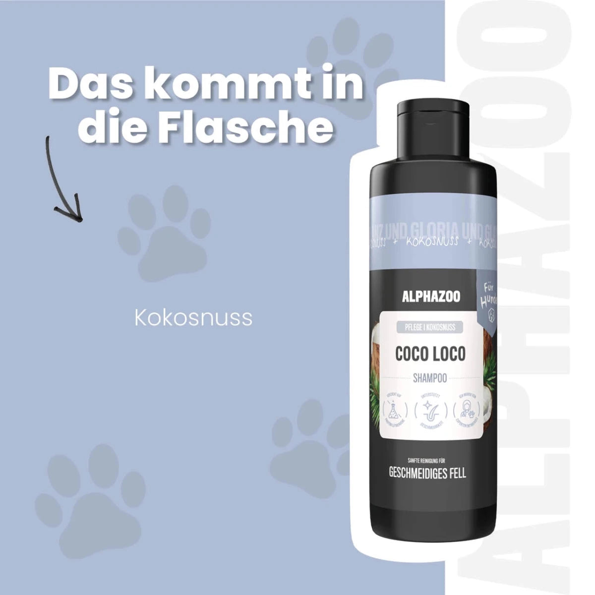 Coco Loco Shampoo für Hunde Coco Loco Shampoo für Hunde – sanfte Reinigung & glänzendes Fell