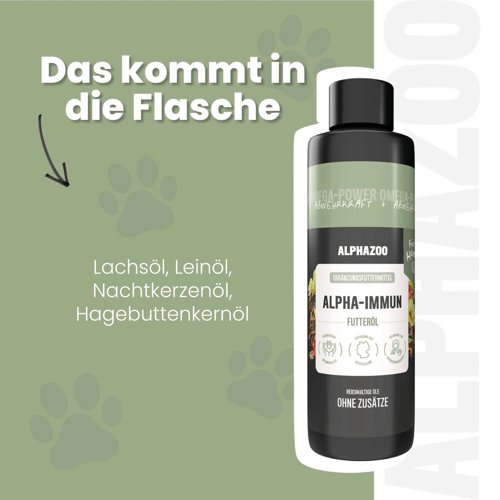 Alpha-Immun Futteröl für Hunde