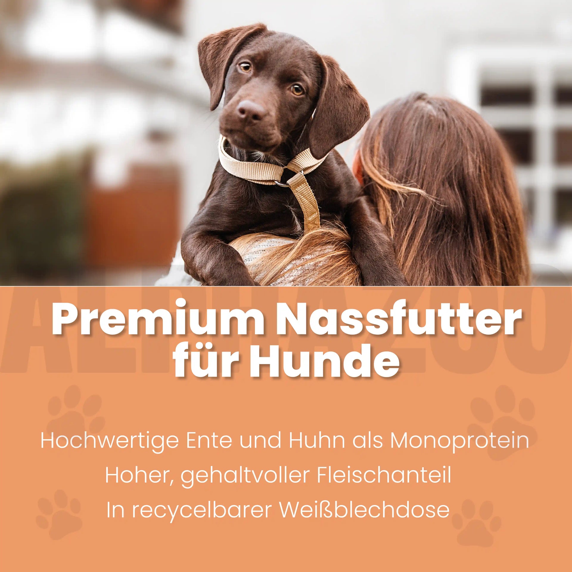 Ente + Huhn Nassfutter für Welpen