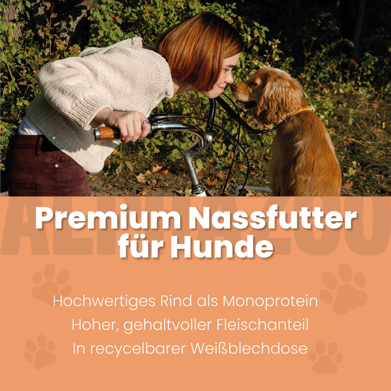 
                      Monoprotein Rind Nassfutter für Hunde
                      