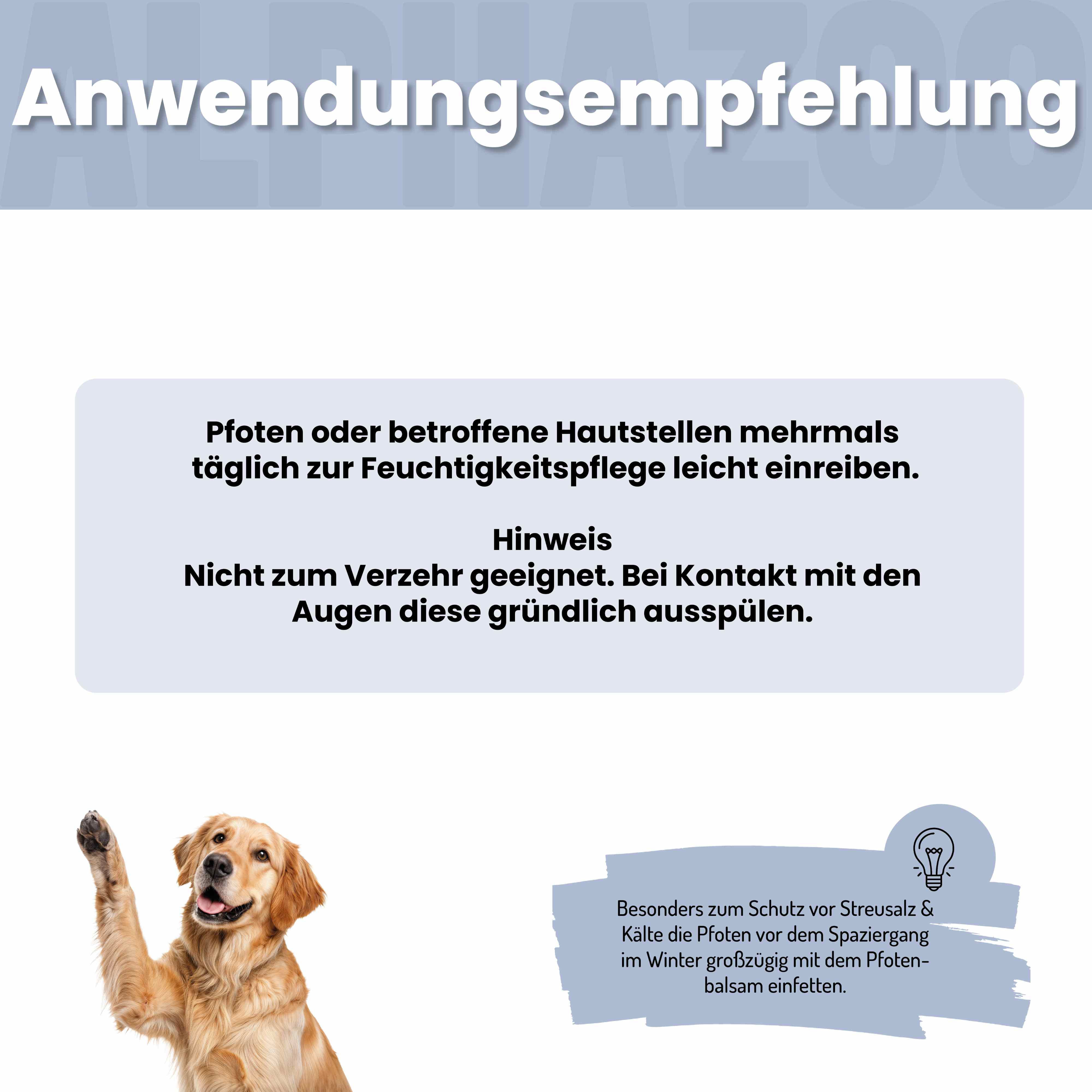 Big Paw-ty Pfotenpflege für Hunde alphazoo Pfotenstick Big Paw-ty - Pfotenpflege für Hunde Pfotenbalsam 