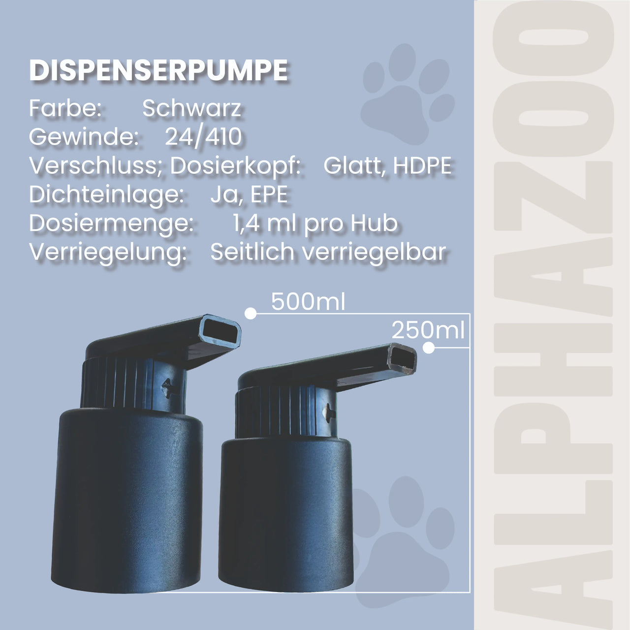 
                      Dispenserpumpe für Futteröle
                      