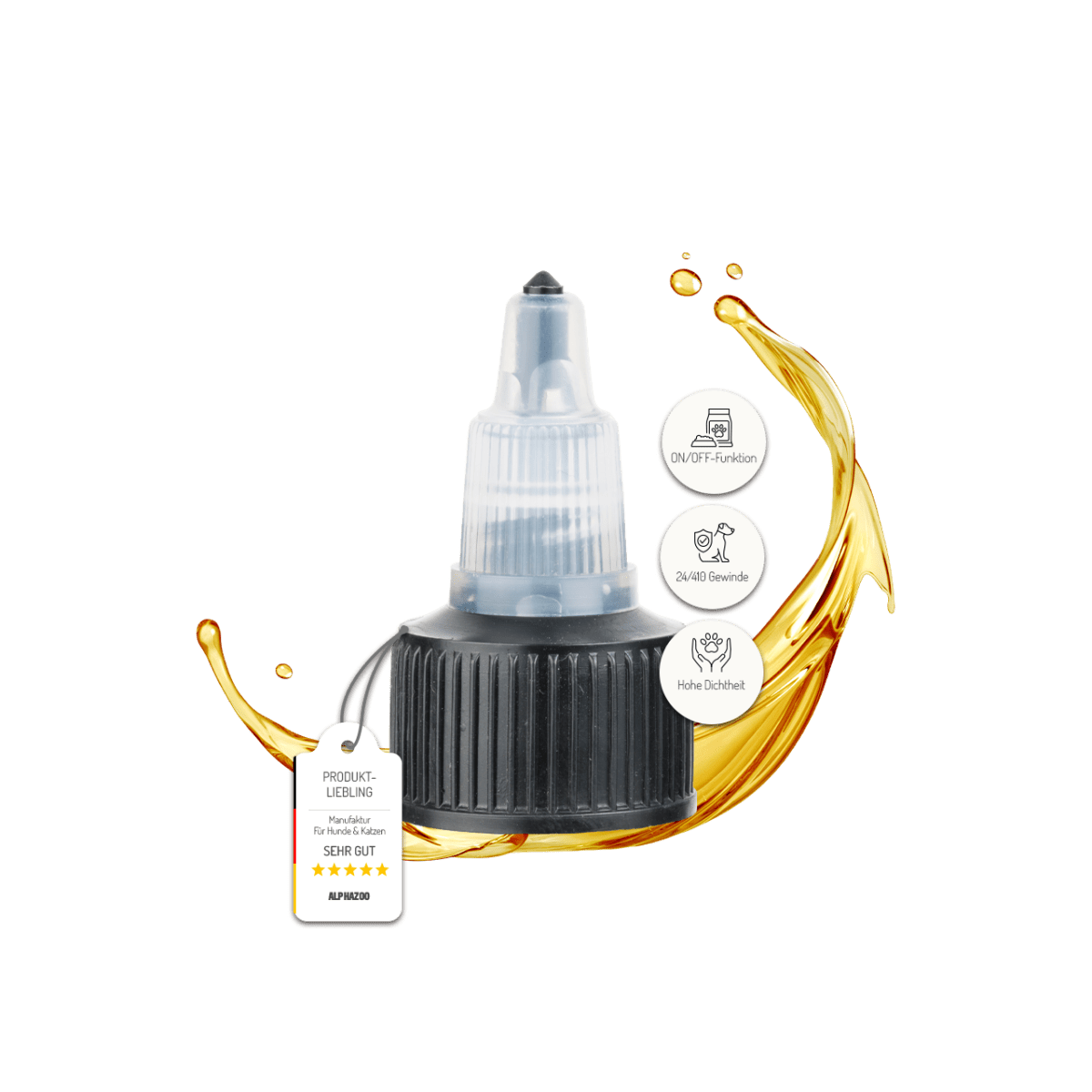 Dosierspitze schwarz