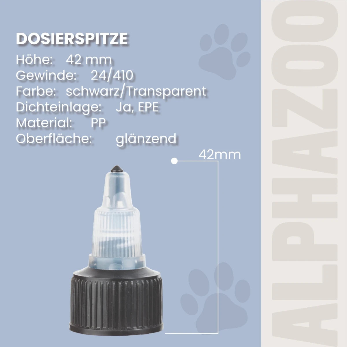 Dosierspitze schwarz