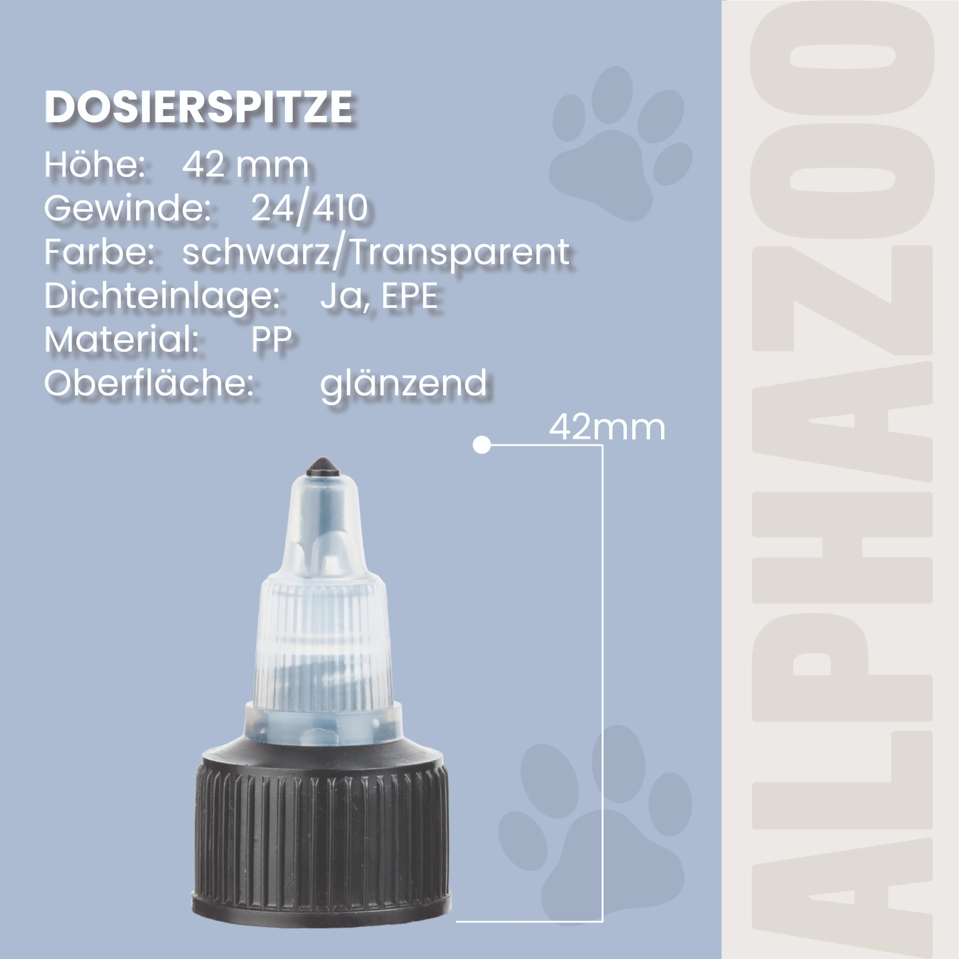 Dosierspitze schwarz