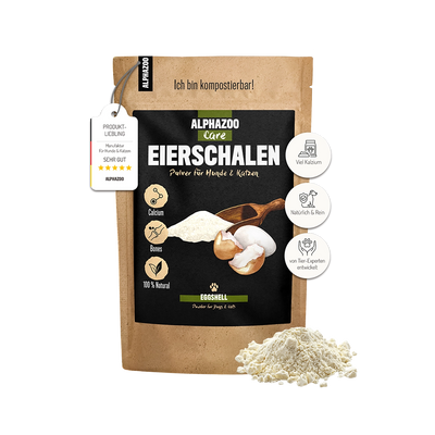 Eggshell powder for dogs & cats I Calcium from eggshells