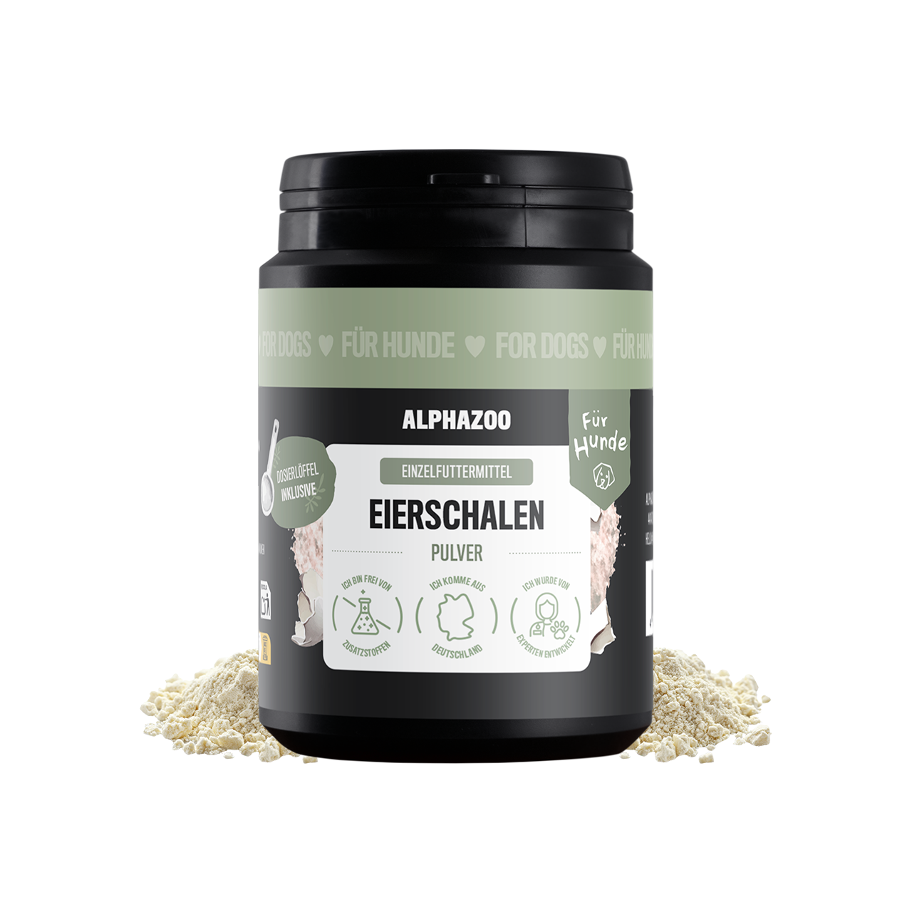 Eggshell powder for dogs & cats I Calcium from eggshells Eggshell powder for dogs & cats – Natural calcium source for bones & teeth