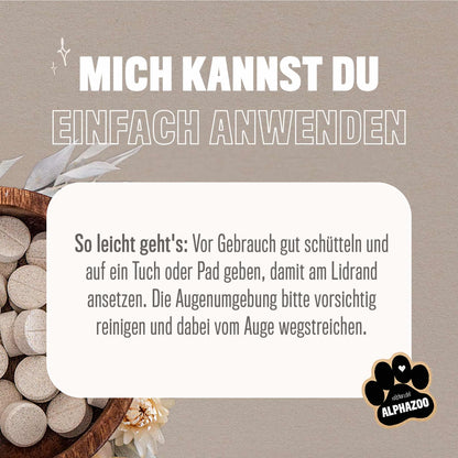 Durchblick Augenpflege für Hunde & Katzen I Sanfter Augenreiniger